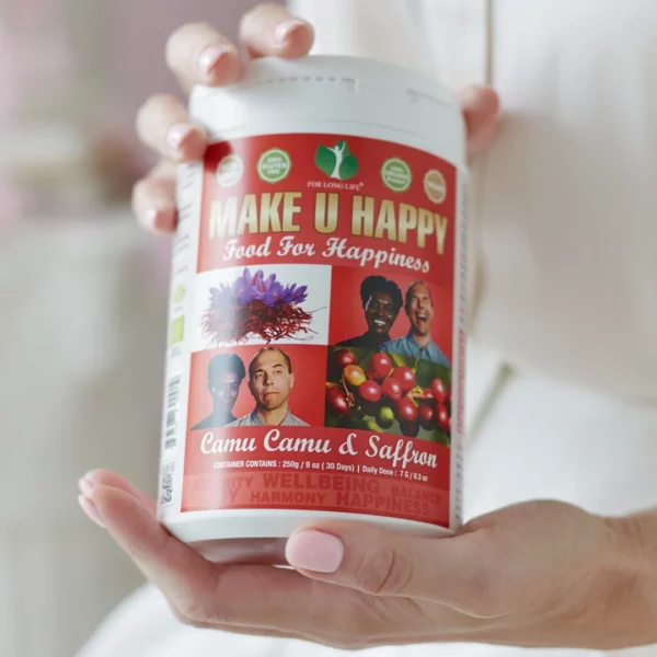 MAKE U HAPPY ŠAFRÁN detox hubnutí radost ze života 250 g 30 dní
